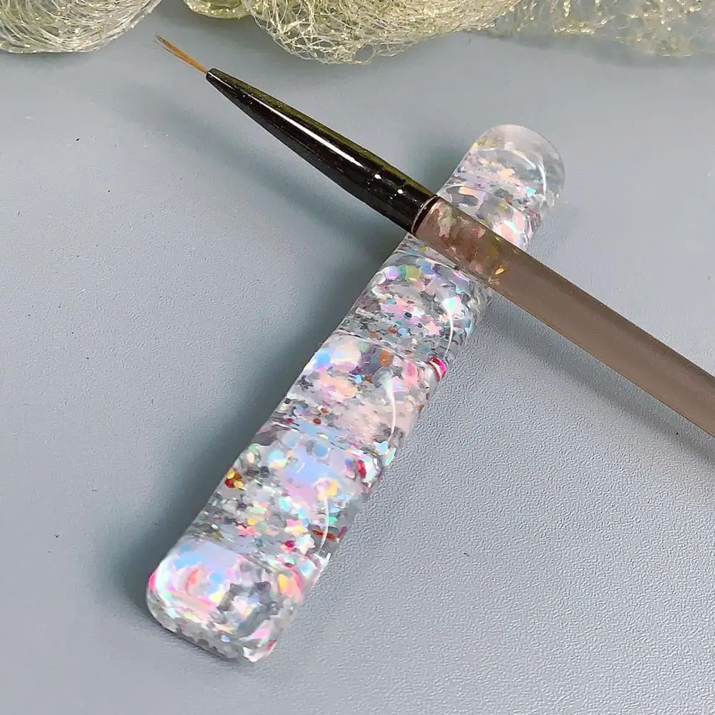 5 ячеек красочный акриловый прозрачный стеллаж для кистей ногтей полка подставка