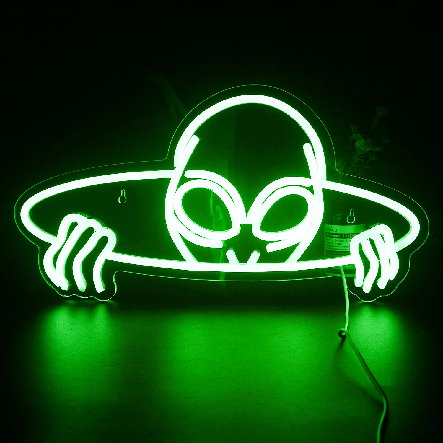 

CHUANGQI Alien Neon Sign LED Light Personality for Party Mall Hotel Game Room Private Club Bar Decor Neon Night Light USB Power