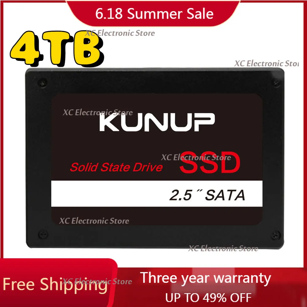 

2023 New SSD Drive 8TB 4TB SSD 1TB 2TB SDD 2.5 Hard Disk SATA III Internal Solid State Hard Drive for Laptop Desktop ssd m.2