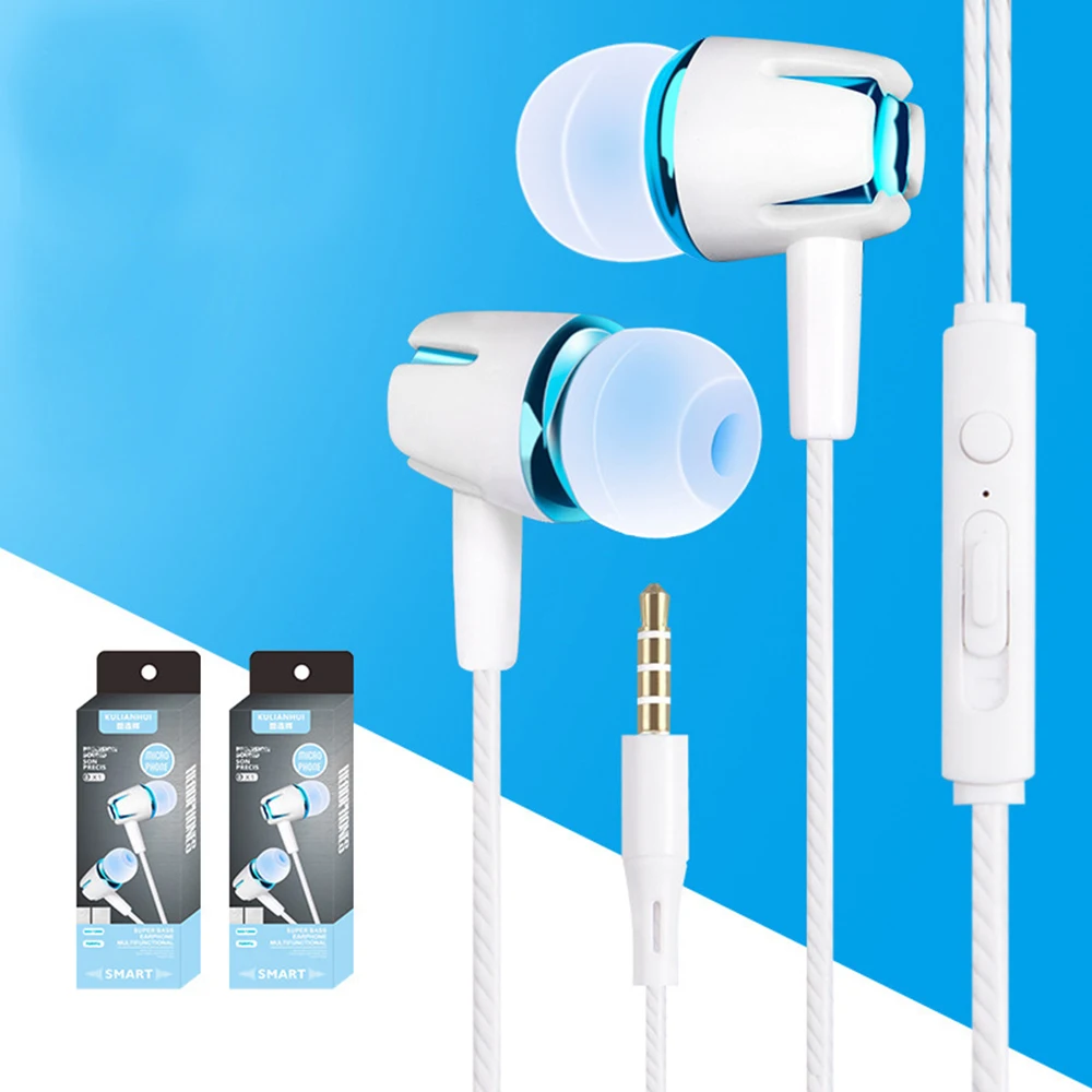 

Wired In-ear Earphone Mobile Phone Wire-controlled Headset with Microphone Call 3.5mm Tuning Android Universal Headset Earphone