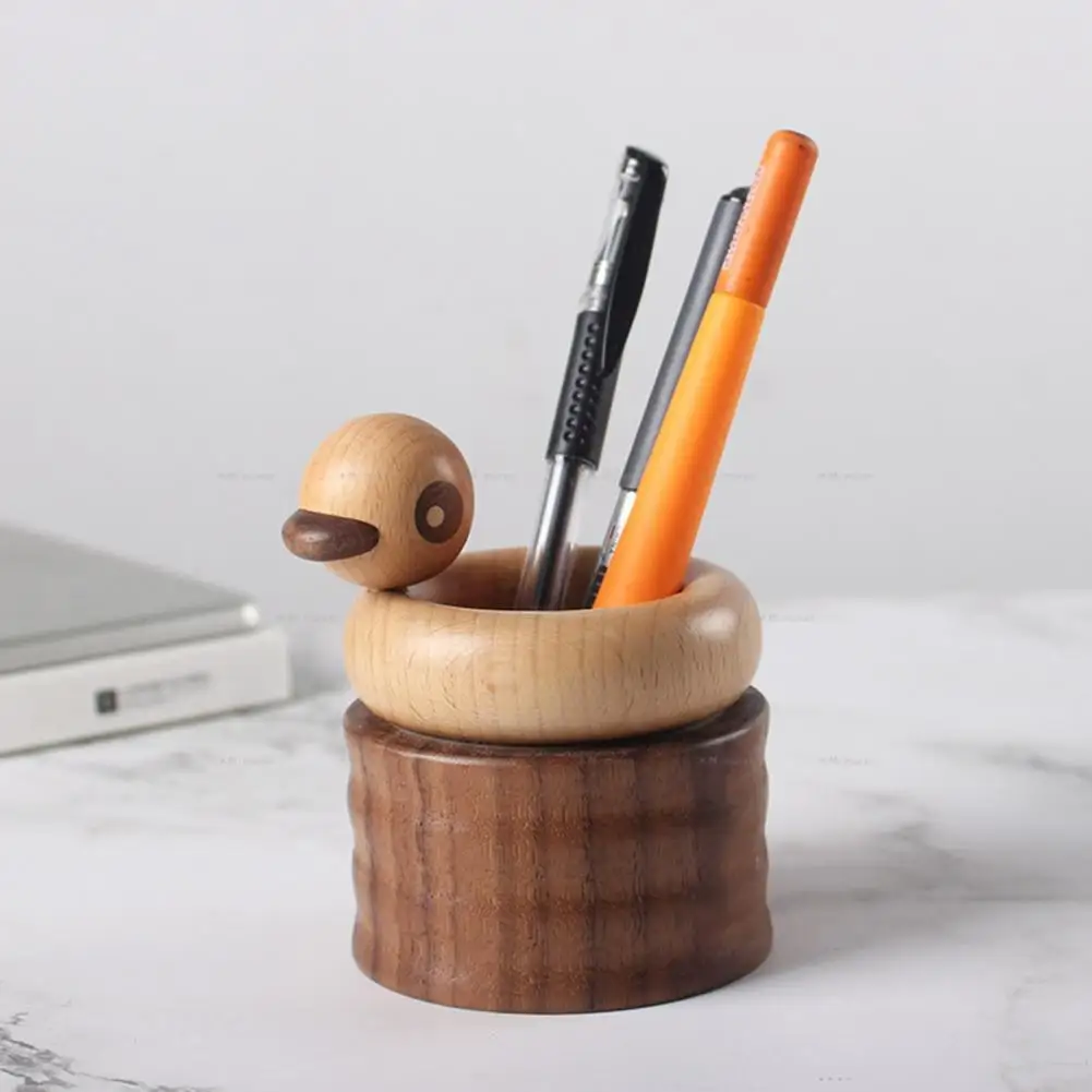 

1 Set Pencil Organizer Great Wood Creative Modeling for Children Hedgehog Penholder Hedgehog Penholder