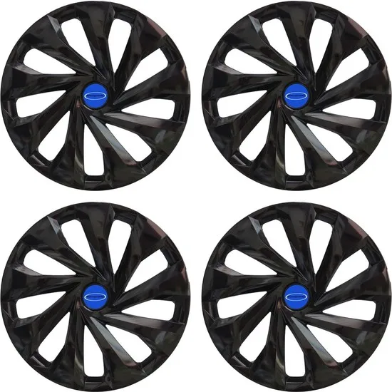 

Ford Fiesta Van 14 ''inch Wheel Cover Set of 4 Piano Black Gloss Black