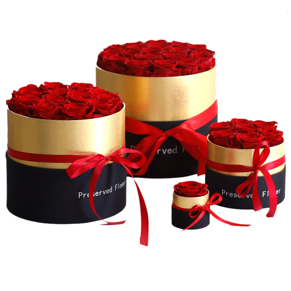 

Вечная роза в подарочной коробке, сохраненные цветы розы в коробке, подарок на день матери, романтический подарок на день Святого Валентина,...