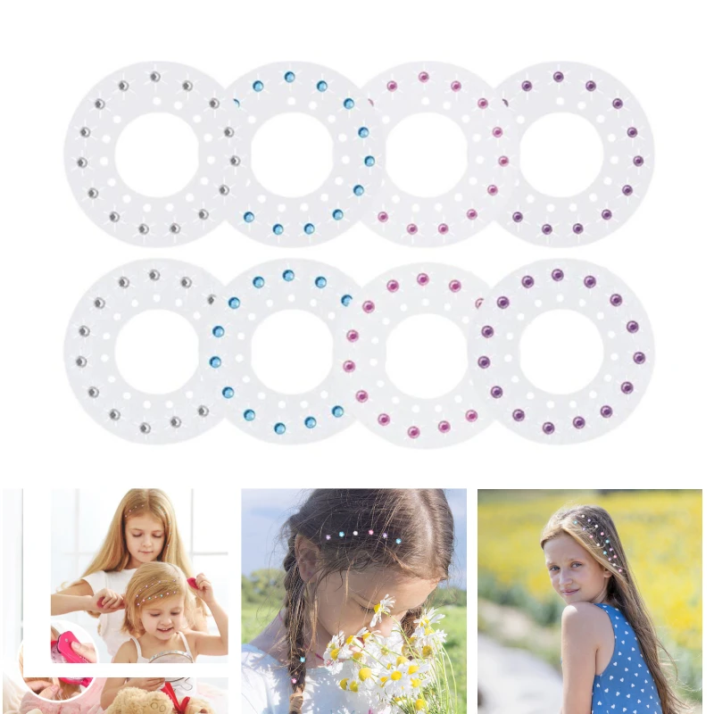 

180 шт., стразы для волос, аксессуары для волос