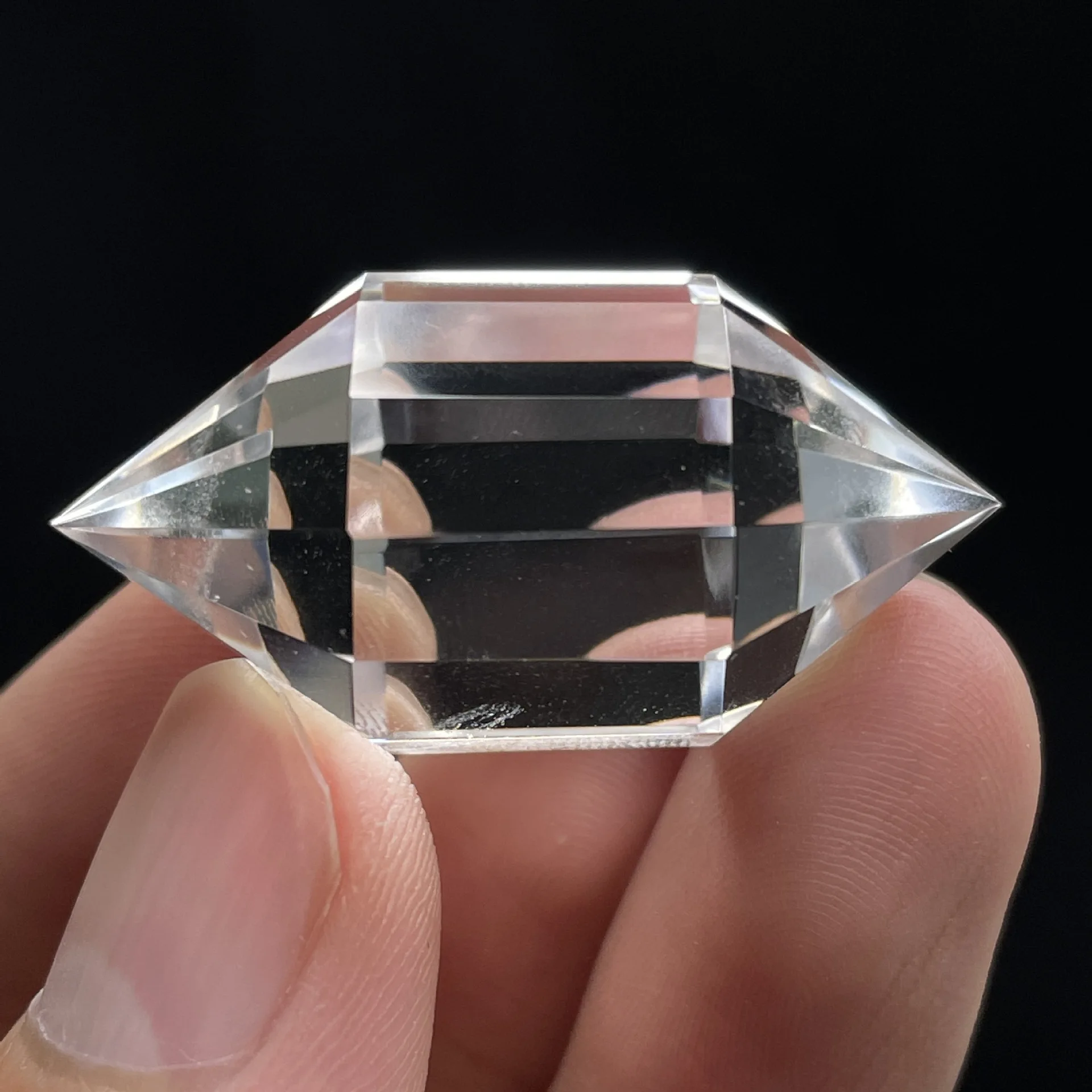 

Vogel Crystal 12 Faceted Natural White Crystal Vogel High Level Crystal Cure Pure Handmade