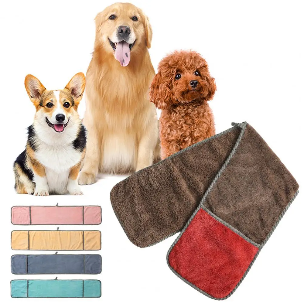 

Portable Fashion Pet Dog Bath Towel Polyester Pet Towel Lightweight for Kitten