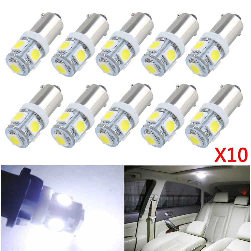 

10 Pcs Automotive Light Bulbs 5 SMD Car Light High Power Bulb Auto Lamp Car Lamp High-power LED Bulb