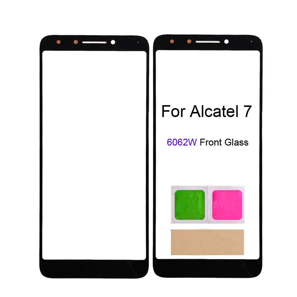 Для Alcatel 7 6062 Φ 6062W передний экран стеклянная панель телефон Замена Ремонт