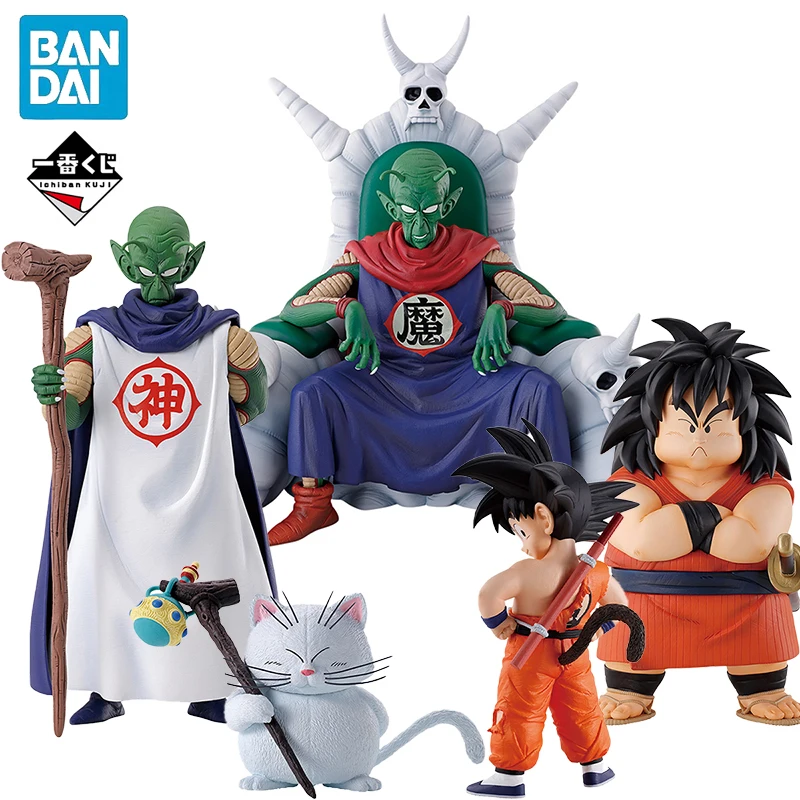 В наличии BANDAI Ichibna KUJI Dragon Ball Son Goku Karin-sama Deity Yajirobe маленький ПВХ аниме экшн-фигурки