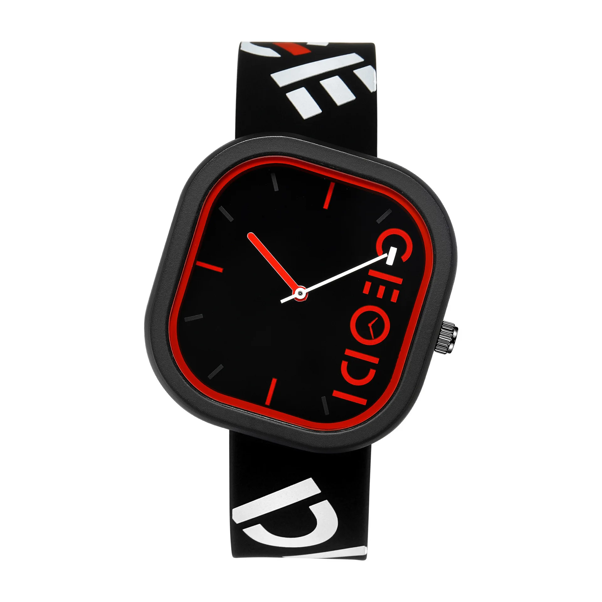 Big Dial 40mm Men Sport Watches Waterproof Women Fashion Watch Silicone Square Wirstwatch Casual Couples Femme Reloj Mujer 2023