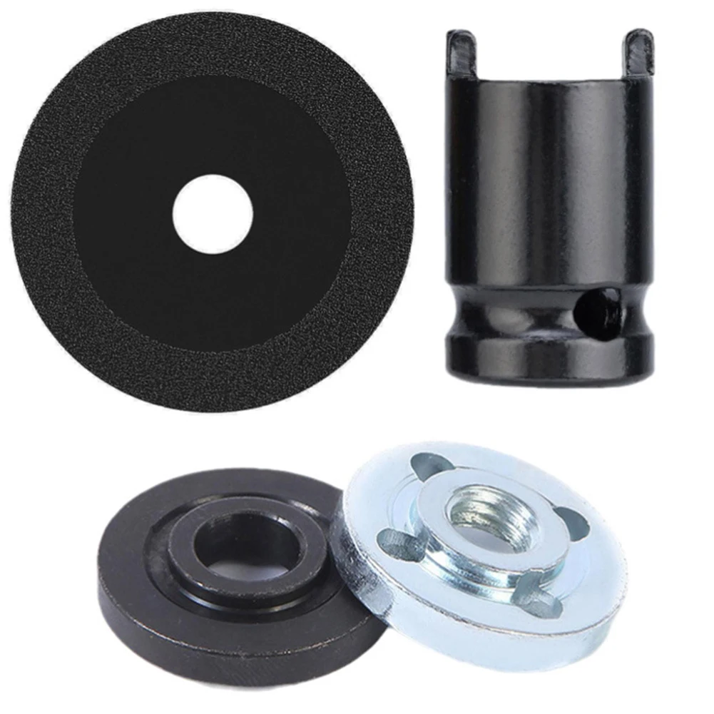 

Grinding Wheel Set Glass Cutting Disc With Adapter 100mm 4pcs Set Angle Grinder Platen For 100 Type Angle Grinder