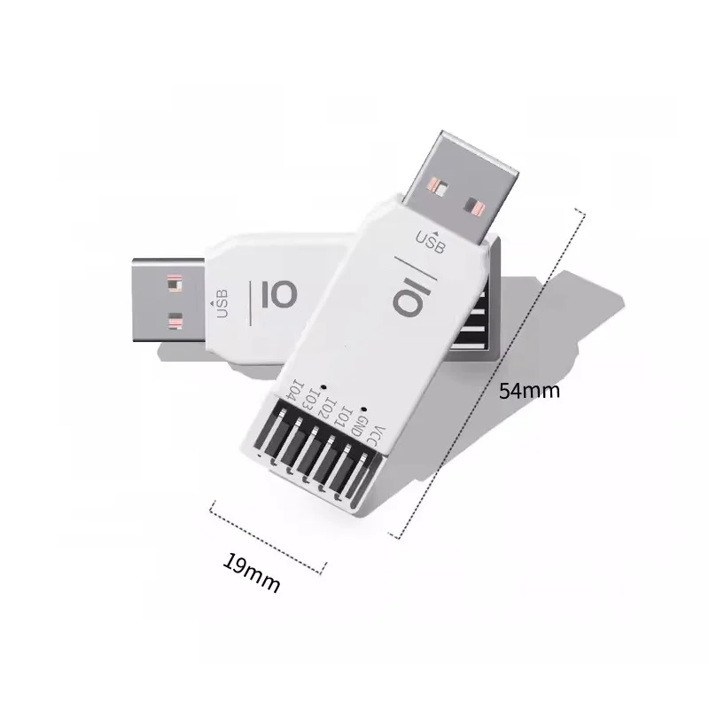 Отладчик USB на 4 канала ввода-вывода выход ШИМ/перехват АЦП/дифференциальный