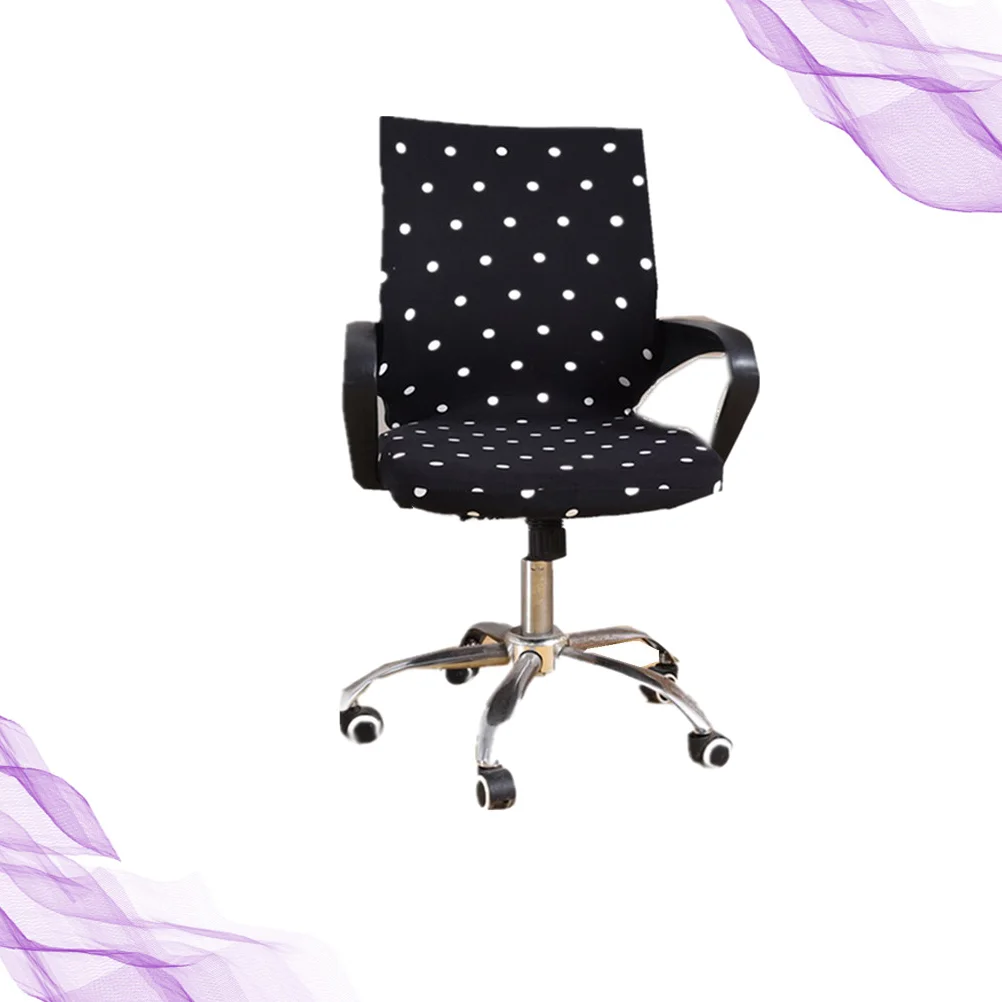 

Chair Cover Office Slipcover Desk Protector Covers Computer Fabric Elastic Arm Stretchable Dot Universal Cloth Seat Armchair