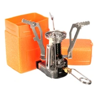 ultralight portable camping stove with storage case for outdoor backpacking hiking camping equipment wood stove gas burner new
