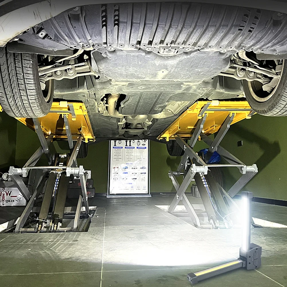 Портативный Светодиодный Рабочий Фонарь Xpe Cob Перезаряжаемый Через Usb Со