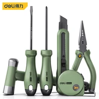 deli high carton steel 12468 pcs green universal tools sets multifunction installation hammer household hand multitool kits