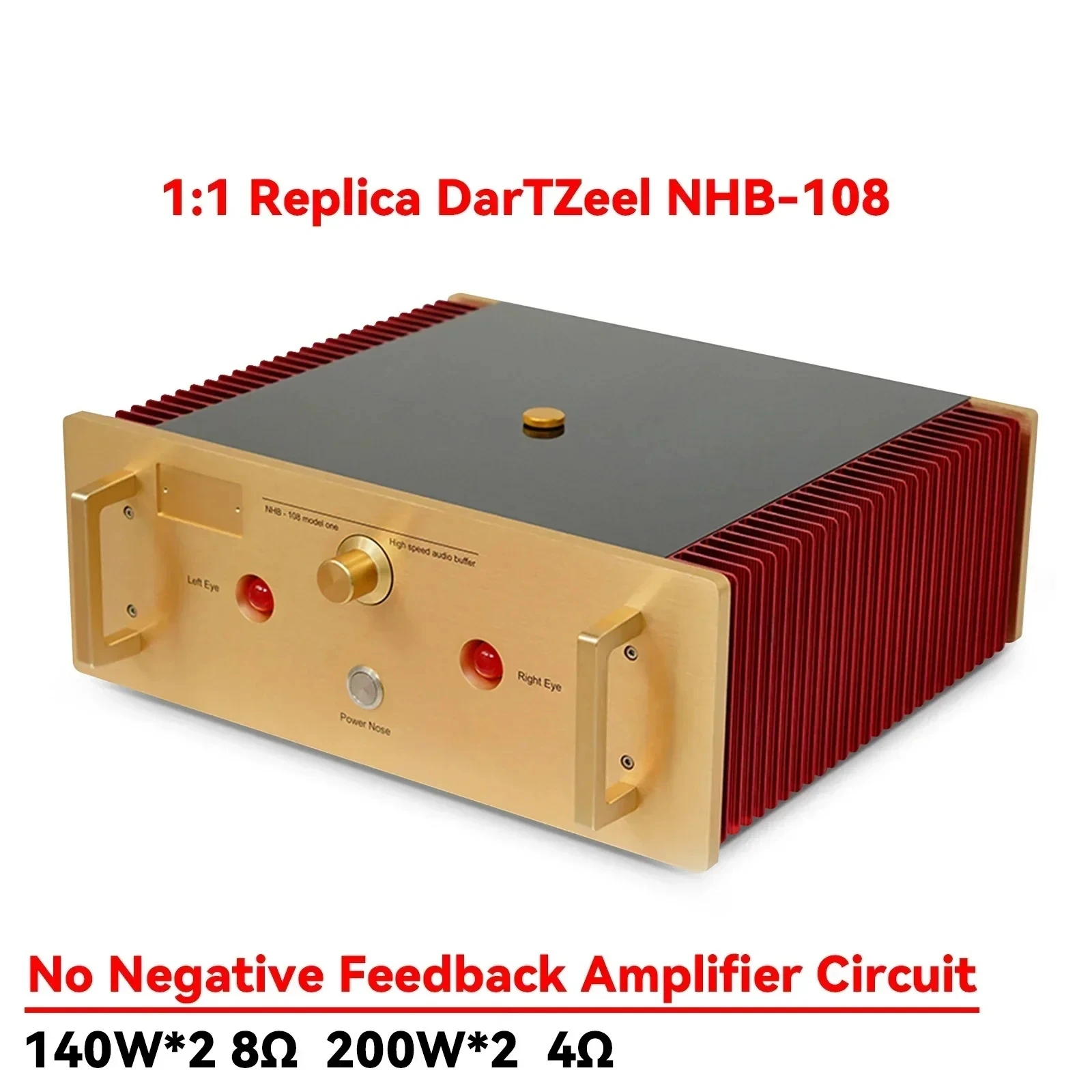 Фото AMXEKR 1:1 копия цепи усилителя DarTZeel NHB-108 с отрицательной обратной связью, мощный домашний усилитель мощности HiFi мощностью 140 Вт. №2