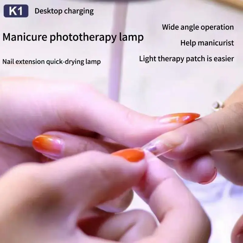 

ELECOOL 12W Desktop Lamp Nail Dryer 8 LEDs UV Ice Lamp For Drying Gel Polish Timer Auto Sensor Manicure For Fingernail Toenail