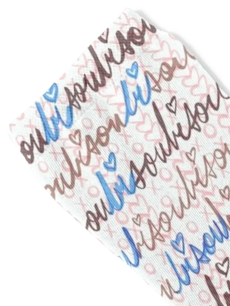 Синие и коричневые носки Bi Soul Bisou Спортивные Чулки компрессионные ретро новые