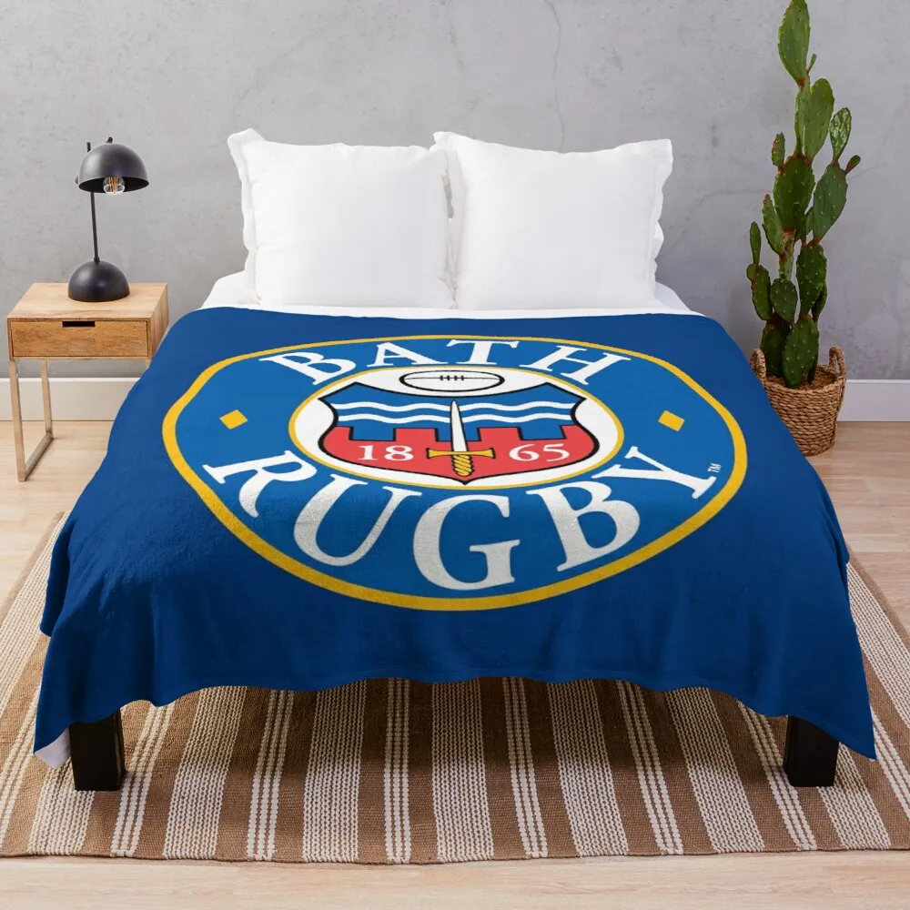 

Bath rugby Throw Blanket fur blankets