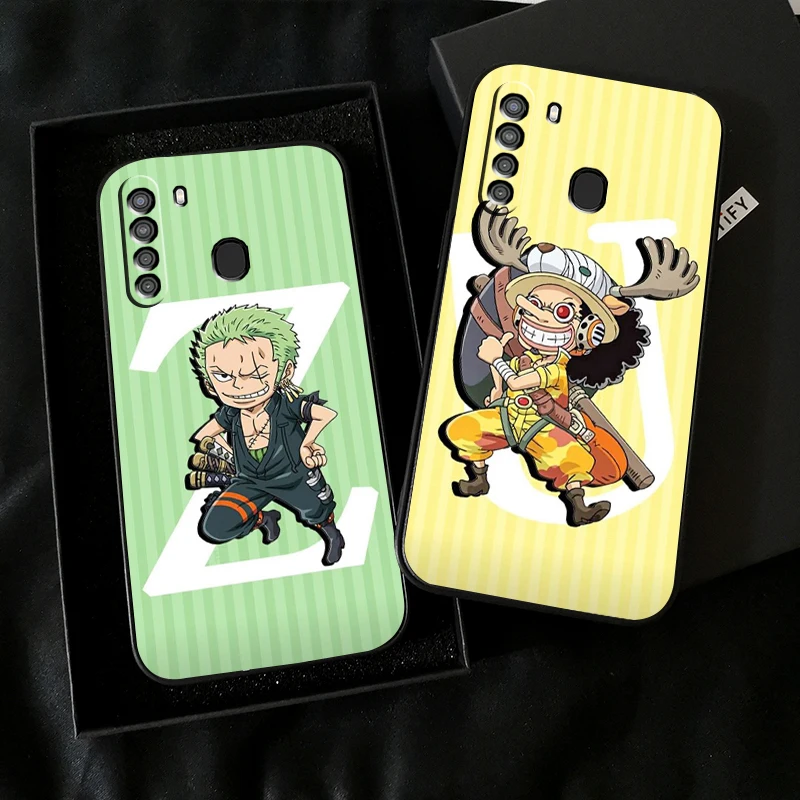 

ONE PIECE Anime Phone Case For Samsung Galaxy A32 4G 5G A51 4G 5G A71 4G 5G A72 4G 5G Back Liquid Silicon Funda Coque Carcasa