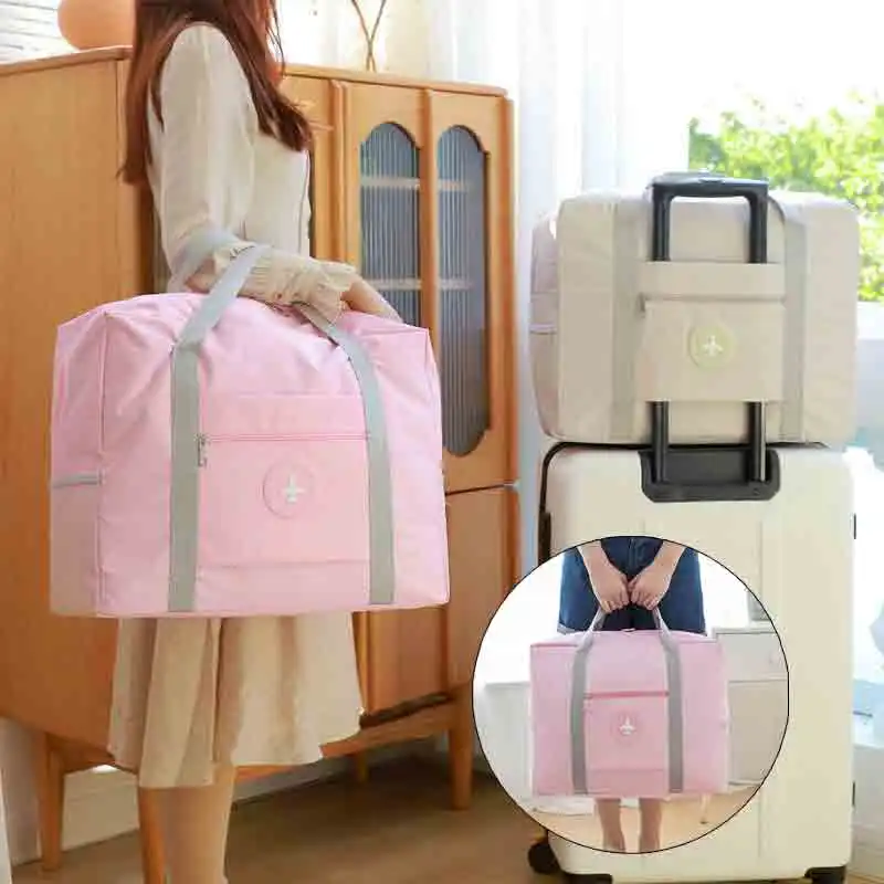 

Foldable Travel Bags Large Capacity Clothes Luggage Organizer Waterproof Handbags Women Men Travel Clothes Storage Organizer