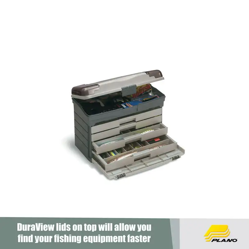 

Guide Series 4-Drawer Tackle Box, Graphite/ Sandstone