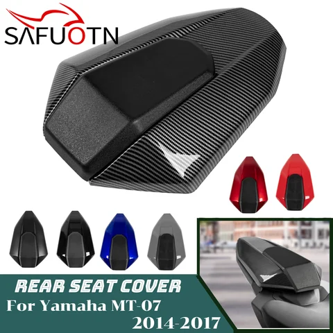 Чехол для заднего сиденья для Yamaha FZ-07 2014 2015 2016 2017 FZ07 MT07, обтекатель для заднего пассажирского мотоцикла MT 07