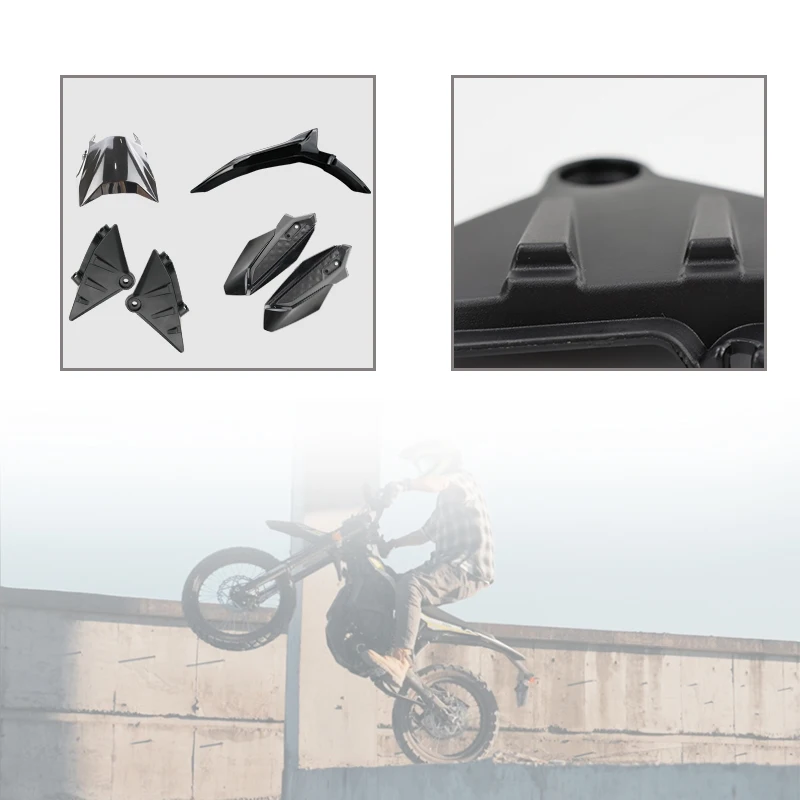 LINGQI RACING мотоциклетное черное переднее крыло кожух для фар защитная пластина