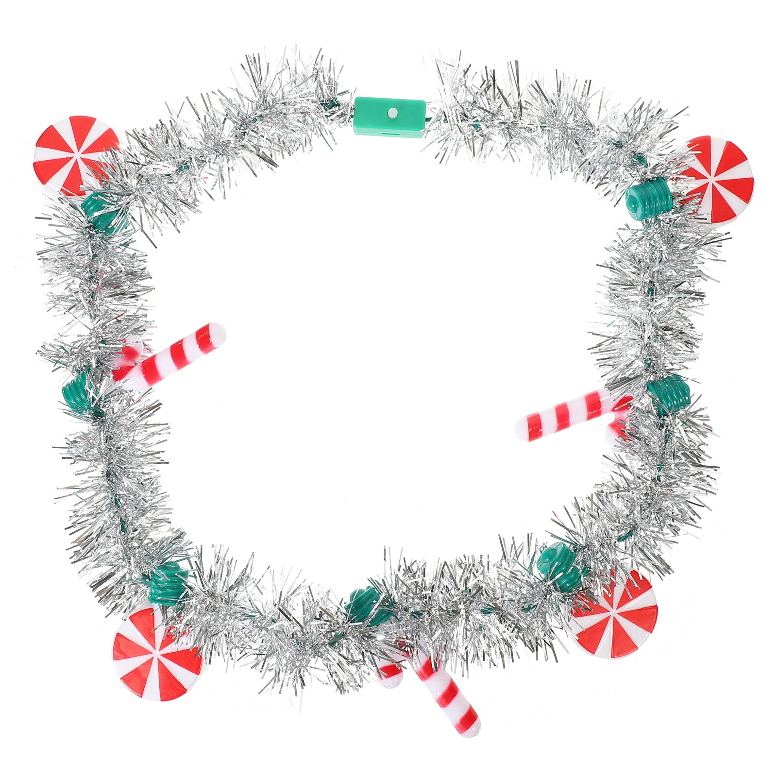 

Props Christmas Decorations Wreath LED Necklaces Parties Light Party Favors Candy Tinsel Bulk Fringe Garland