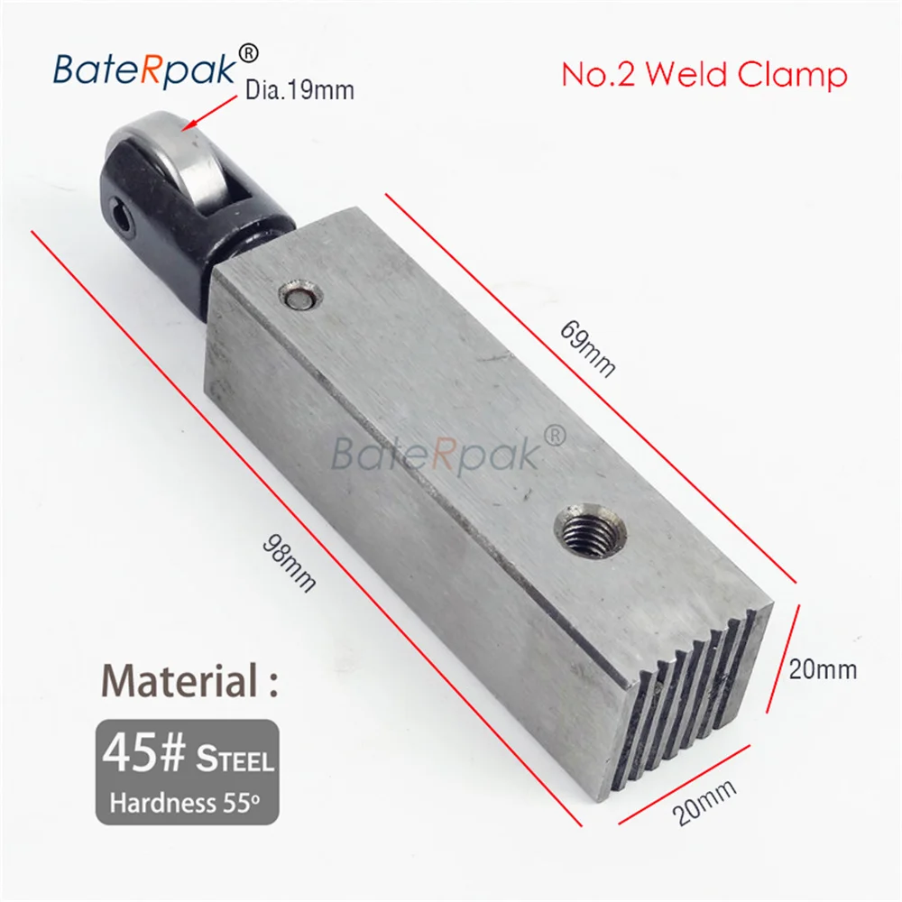 

BateRpak 40Cr Полуавтоматические детали обвязочной машины, захват для удерживающей машины/сварочный зажим/конечный захват, цена детали 1 шт.