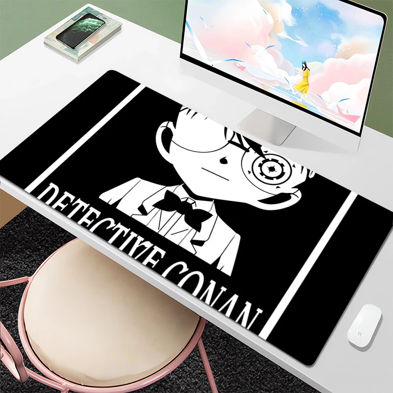 

Коврик для мыши Kawaii 900 × 400, компьютерный коврик с детективом, игровой коврик для мыши с клавиатурой, настольные коврики Xxl, аксессуары для настройки стола