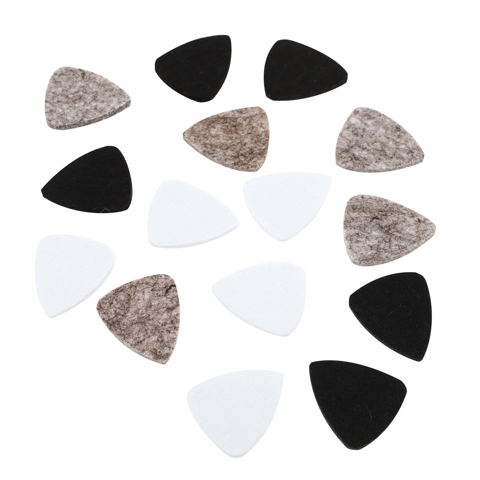 

15 Pcs Electric Guitar Parts Pick Professional Ukulele Replacement Picks Accessories Felt Musical Instrument