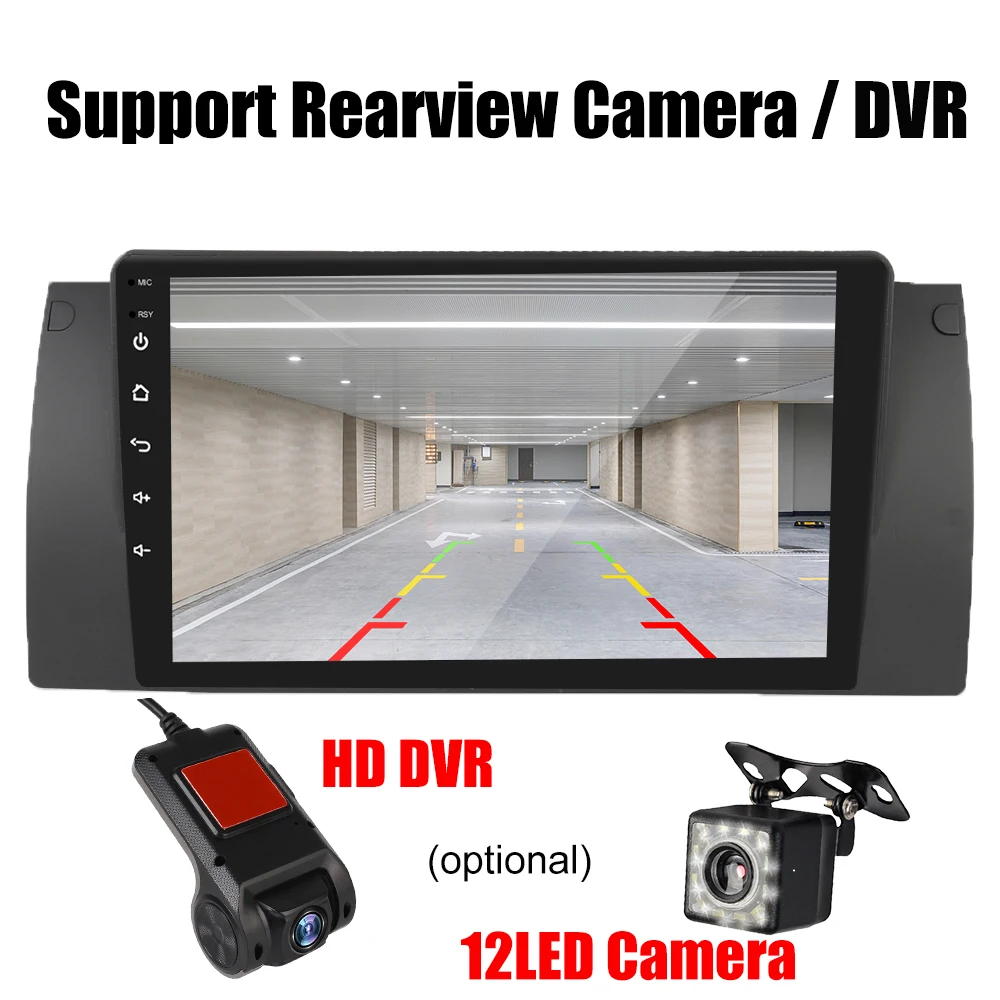 12 В 9-дюймовый экран Φ 2Din MP5 MP3 стерео радио аудио FM GPS Bluetooth WiFi DVR комплект камеры для