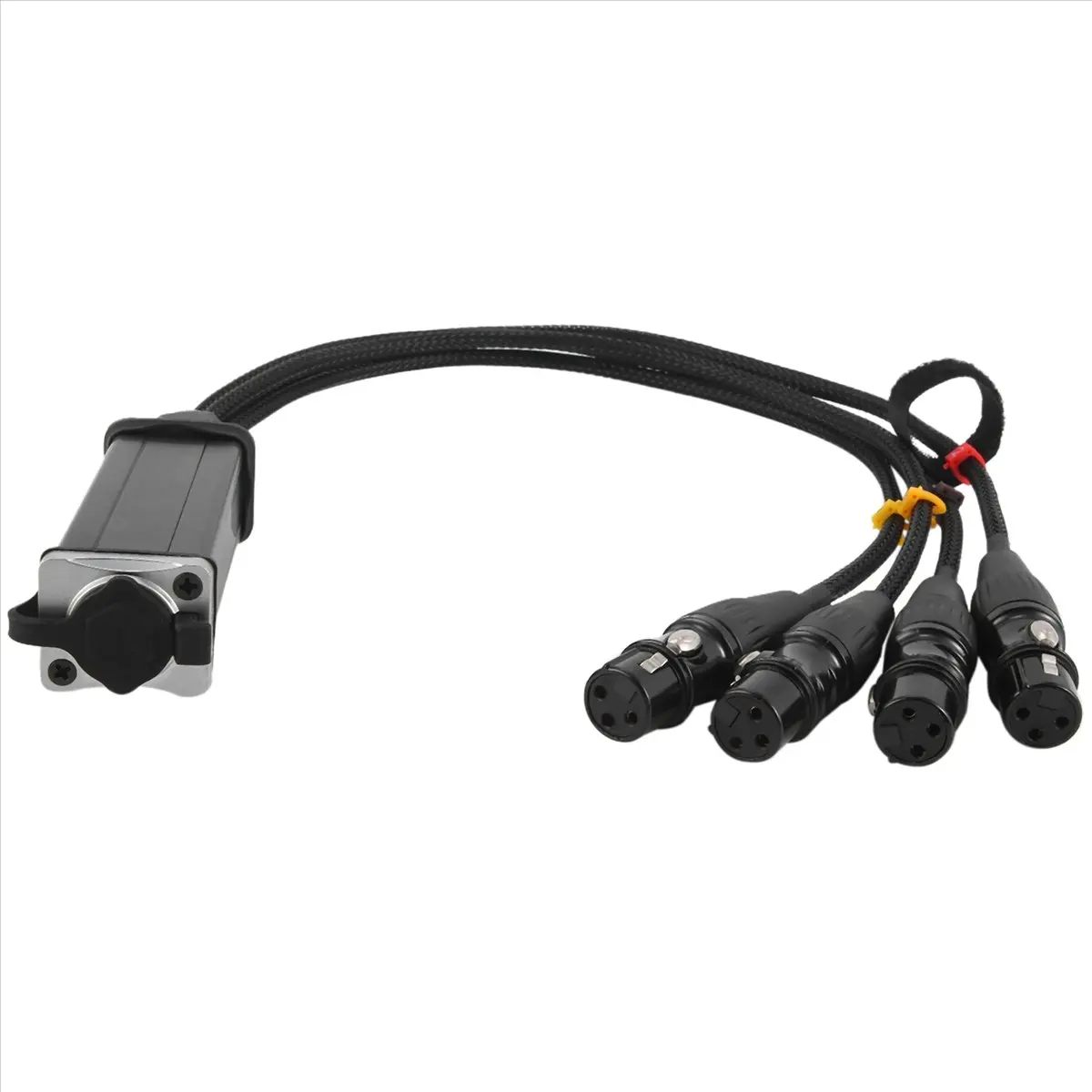 Фото Кабель A64K RJ45 CAT5 экранированный, с 4-канальными 3-контактными разъемами XLR (гнездо), многоканальный сетевой приемный кабел №4