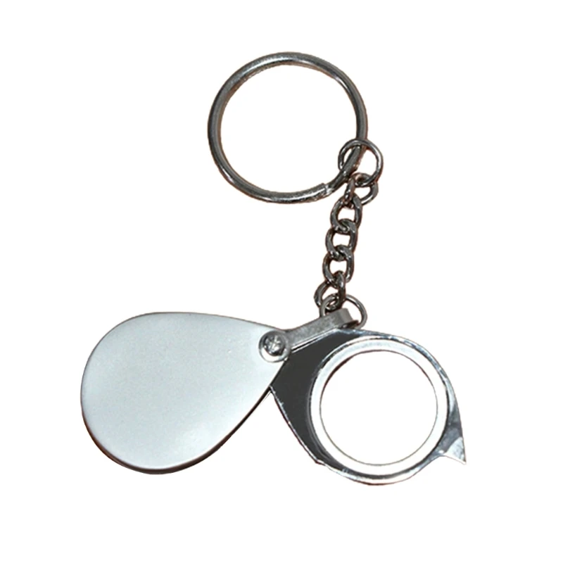 

20X Loupes Magnifying Glass with Chain Pocket Magnifier Portable Folding