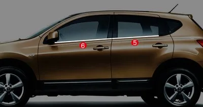 

Нижняя часть автомобиля, полная отделка окна, декоративная полоса, наклейка, крышка для Nissan Qashqai J10 2008-2015