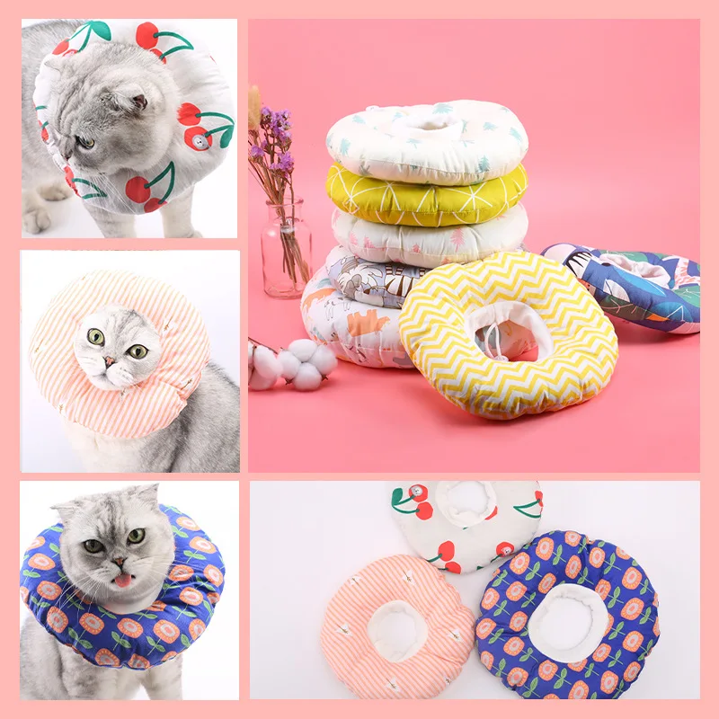 

Cat dog Elizabethan collar Pets recovery Surgery Collar Wound protective Collar Anti-Bite Lick Collar kitten accessories
