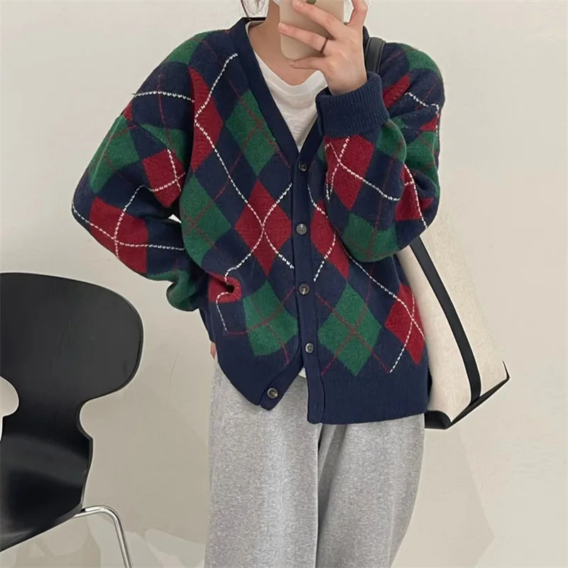 

Женский осенне-зимний вязаный кардиган в Корейском стиле