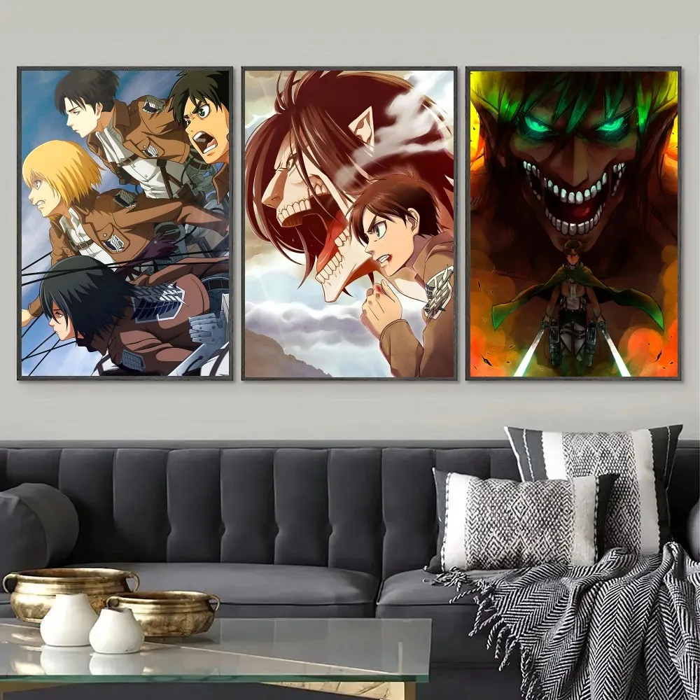 Постер Эрена джагермикаса 1 шт. бумажный плакат с принтом для украшения дома