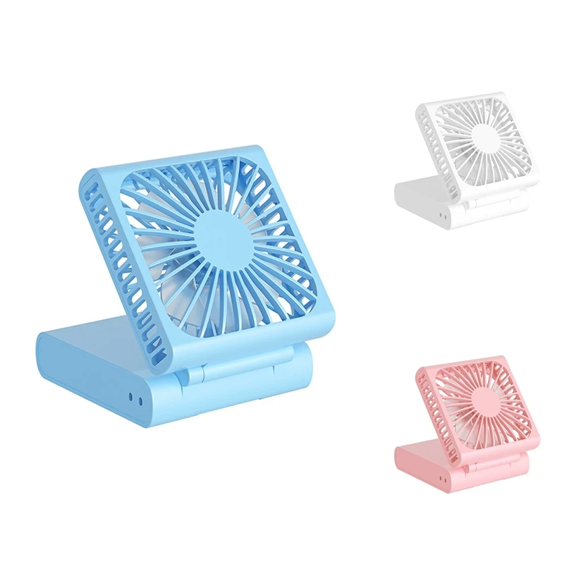 

Portable 2 In1 Mini Fan Folding Neck Fan USB Multi-Function Charging Treasure Phone Stand Hanging Holding Mini Fan