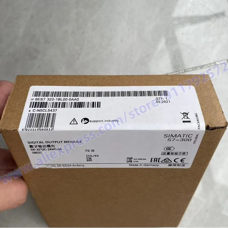 Новый оригинальный 6ES7322-1BL00-0AA0 S7-300 PU SM322 цифровой модуль Otput Быстрая доставка