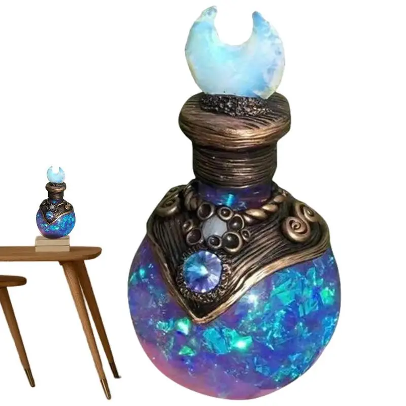 

Декоративные бутылки для зелья, таинственные бутылки для зелья в виде Луны на День святого Валентина, Рождество, Хэллоуин, пасхальные подар...