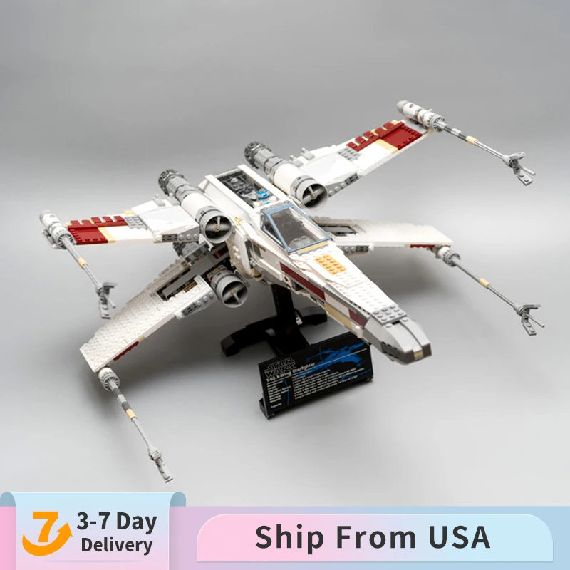 

Строительные блоки Red Five X-wing Starfighter, модель 10240, 1586 шт., кирпичные игрушки, детский подарок на день рождения, набор 05039, план звезд, серия фильмо...