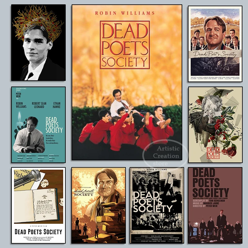 Картина с надписью Dead Poets для спальни кофейни бара |