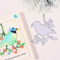 inlovearts bird metal cutting dies for branch leaves scrapbooking stencil knife mould blade punch mold craft decoration template