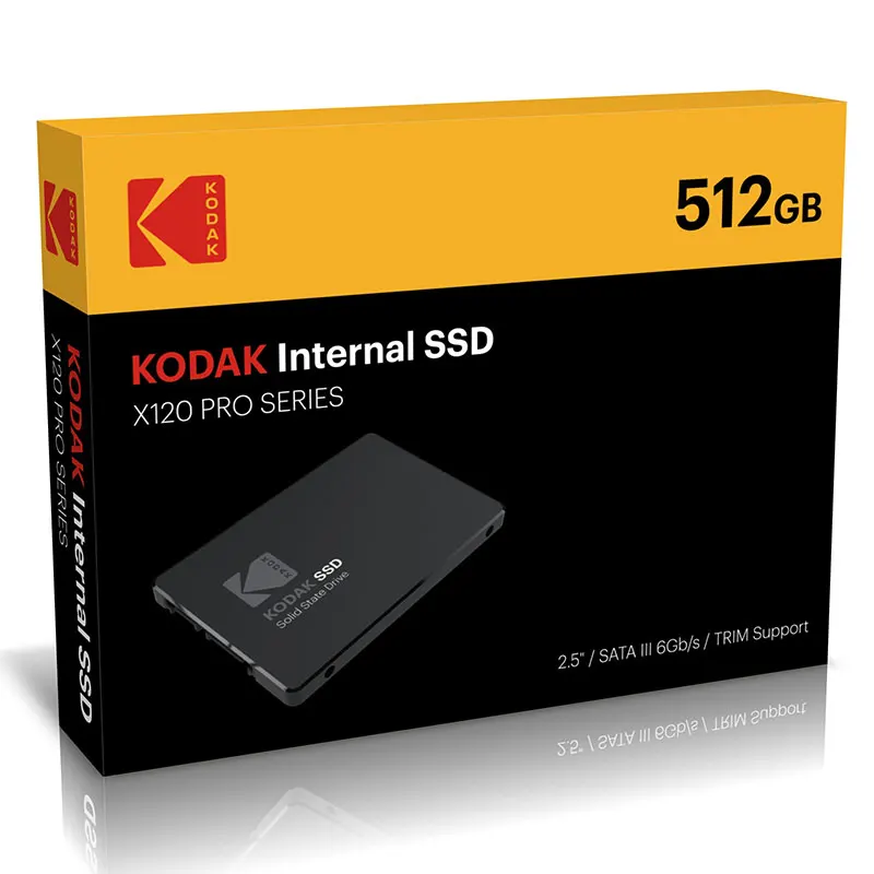 Внутренний твердотельный накопитель KODAK X120 Pro, 128 ГБ, 256 ГБ, 512 ГБ, ТБ, 2,5 дюйма (art.: 3920bb8cf8dda) - 3920bb8cf8dda