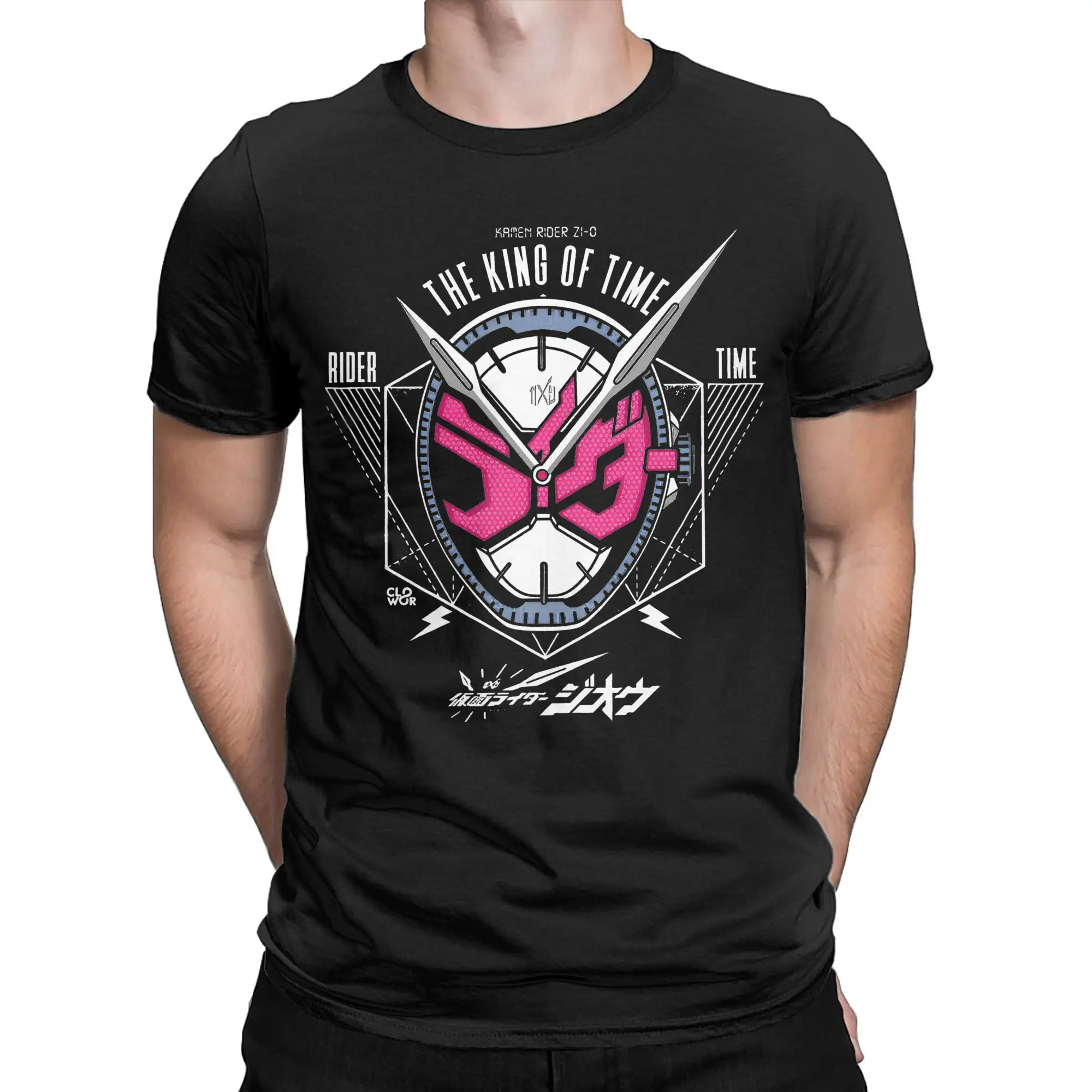 Kamen Rider Zi-o - The King of Time Классическая футболка из чистого хлопка повседневные