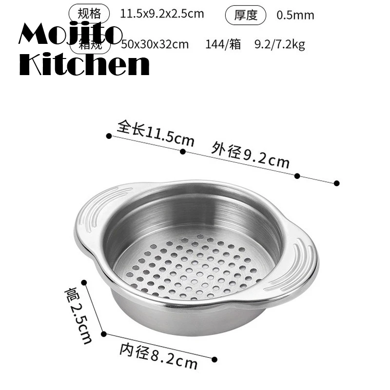 1 шт. стальное сито для пищевых продуктов тунца пресс крышки слив масла и воды