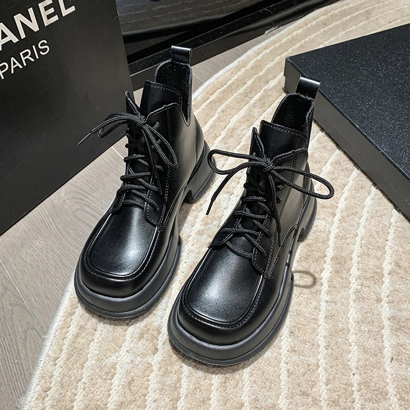 GDQQ 2024 модные женские черные кроссовки 42 Chaussure Femme на молнии парусиновая